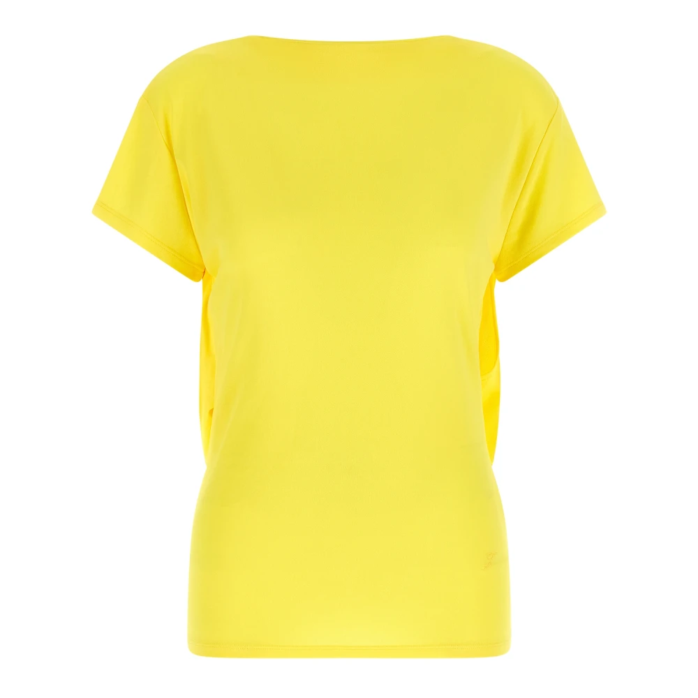 Jacquemus Yellow T-Shirts, Female, M, Le Haut Mistral T-Shirt