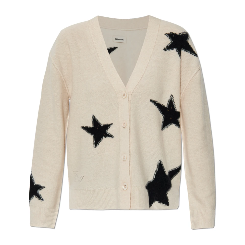 Zadig & Voltaire Women's Beige Cashmere Knitwear, S, Cashmere Jumper Mirkaz
