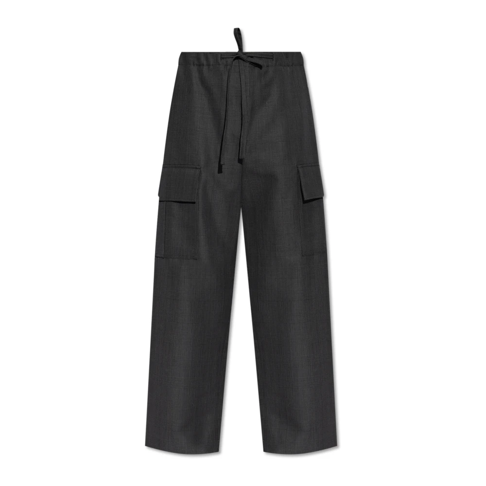 Alexander mcqueen Wollen broek Gray Dames