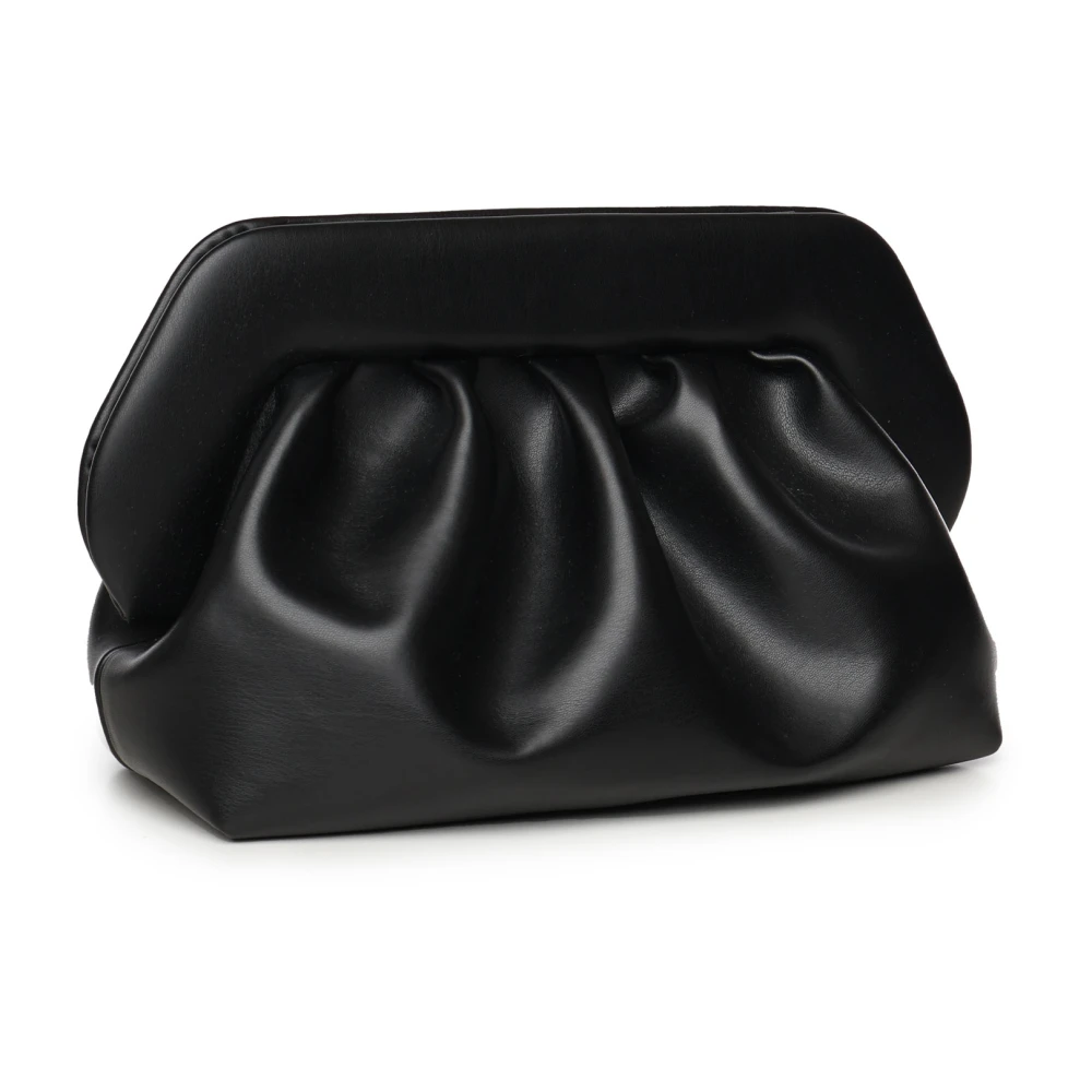 THEMOIRè Zwarte schoudertas met kruldetail Black Dames