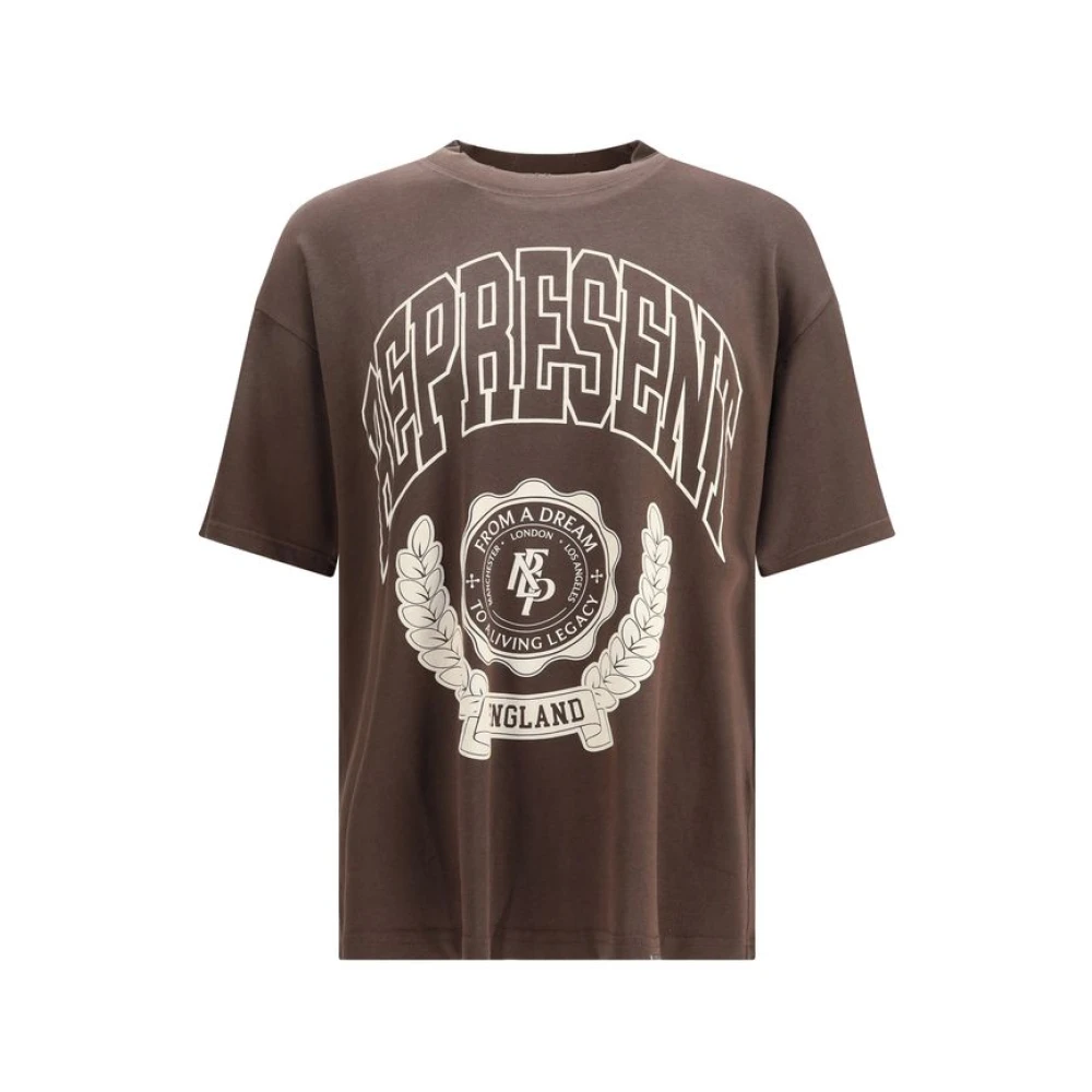 Represent Men's Brown Legacy Crest T-Shirt - T-Shirts - M - Tops