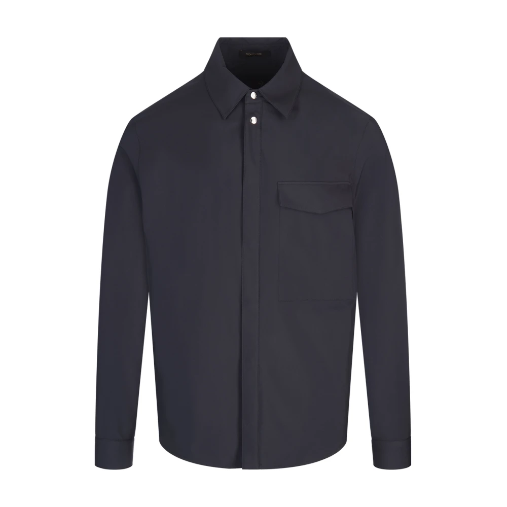 Montecore Blauw Polyester Polyurethaan Samenstelling Jas Blue Heren