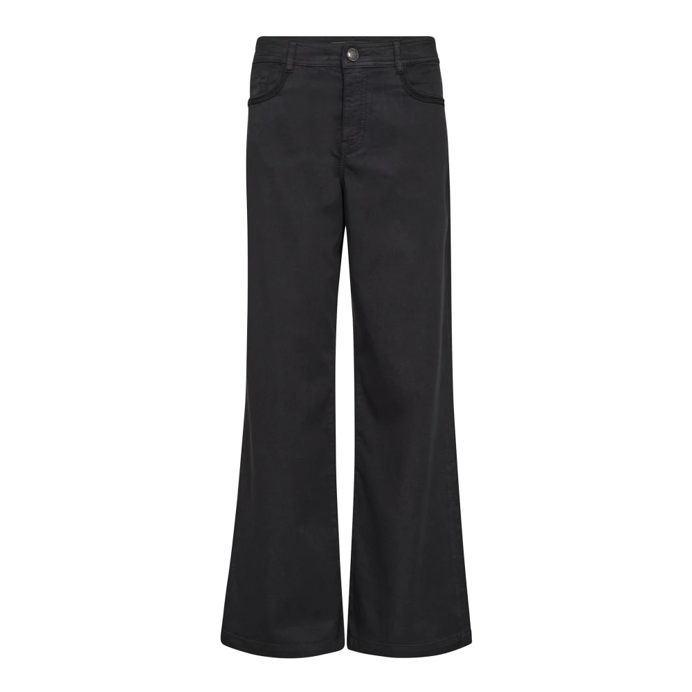 Mos Mosh Women's Black Wide Trousers, W33, Mmdara Treasure Pant