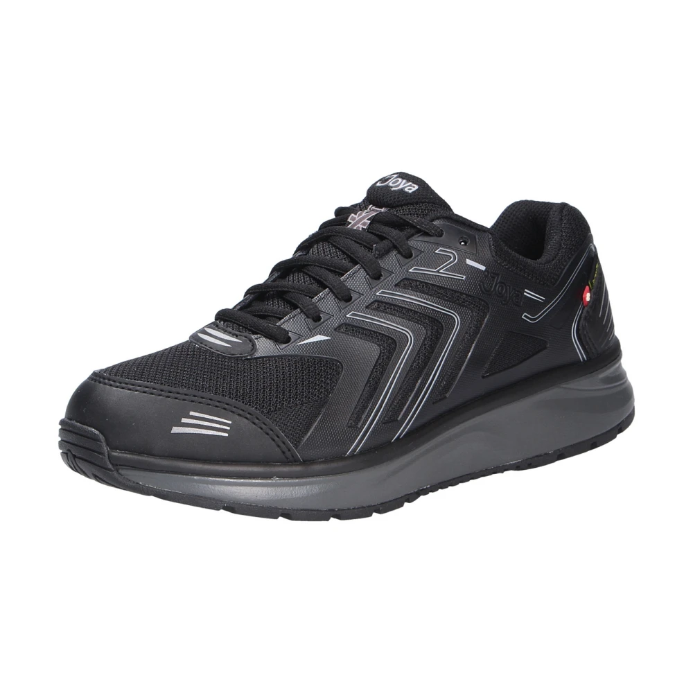 Joya Comfortabele Zwarte Veterschoenen Dames Schoenen