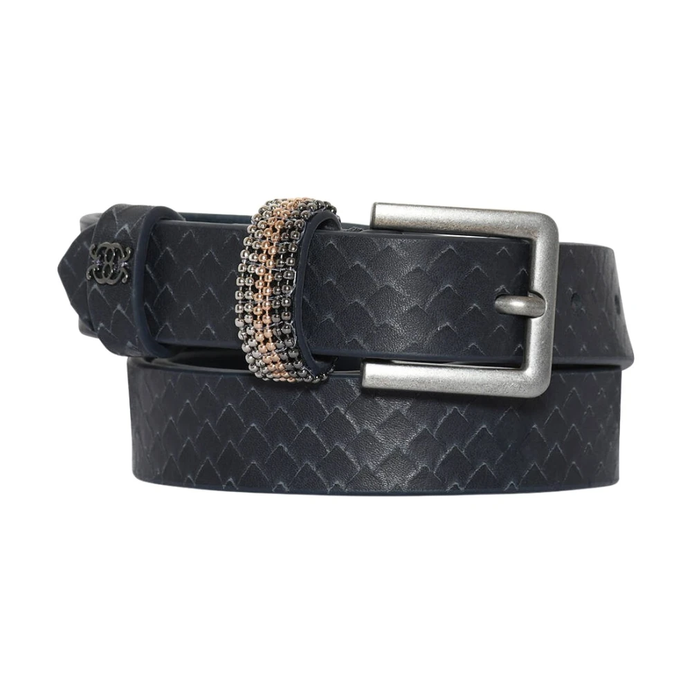 Gustav Leren Riem Blue Dames