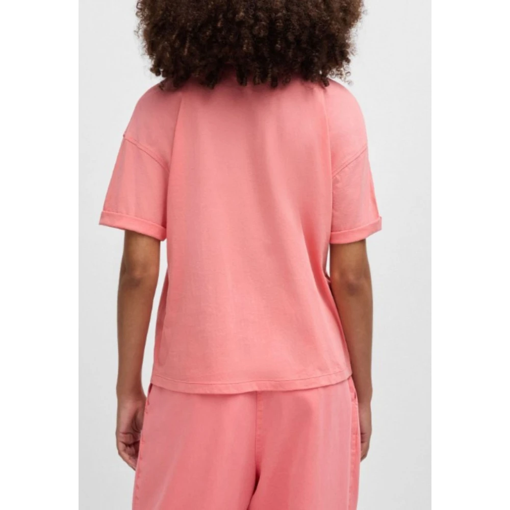 Hugo Boss Dames T-shirt Pink Dames