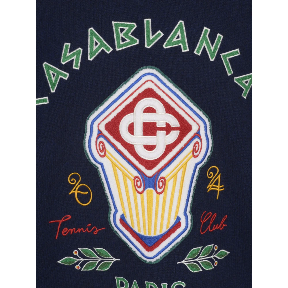 Casablanca Blauwe Broederschap Jumper Sweater Multicolor Heren