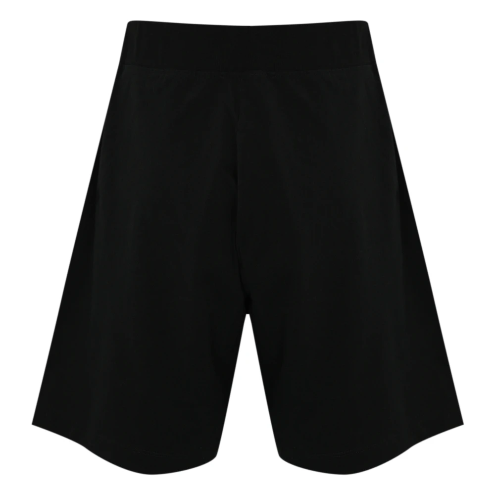 Dsquared2 Zwarte Katoenen Bermuda Shorts met Logo Black Heren