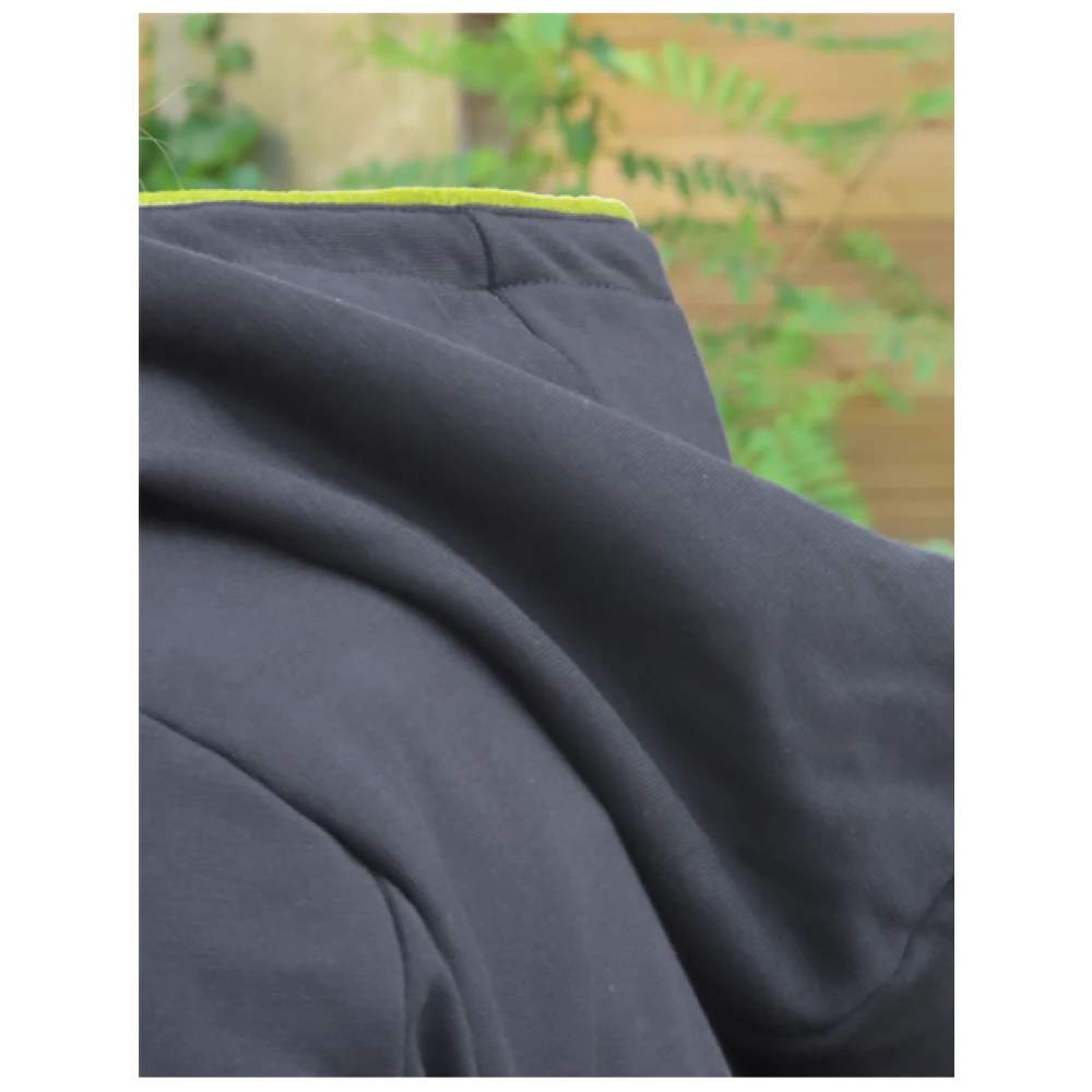 aeronautica militare Capuchon Jumpsuit in Katoen Elastane Black Dames
