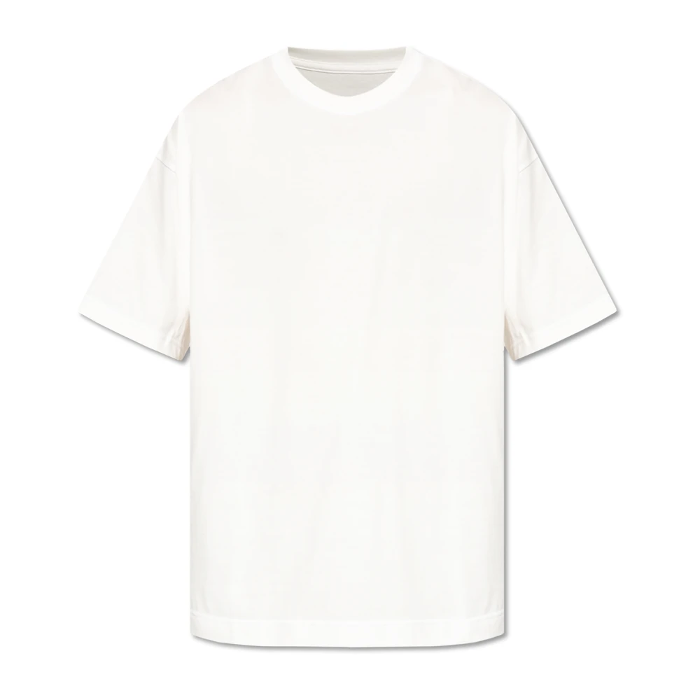 Issey Miyake Bedrukt T-shirt White Heren