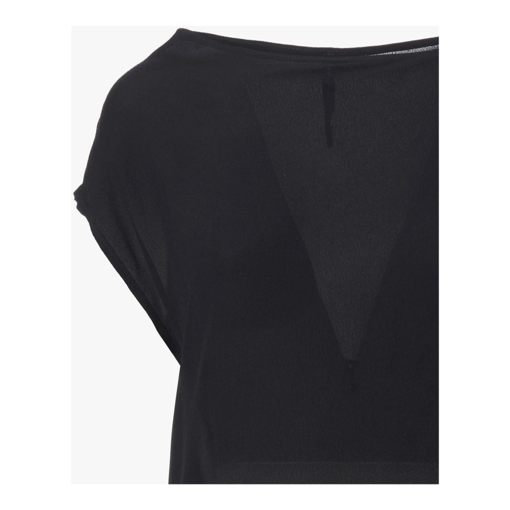 Manila Grace Blouses Black Dames