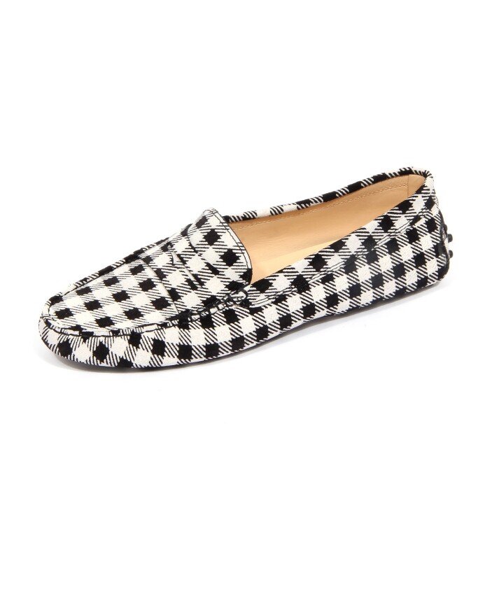 mocassin-noir-en-daim-a-carreaux