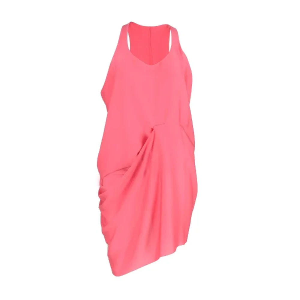 Acne Studios Pre-owned Silk dresses Pink Dames