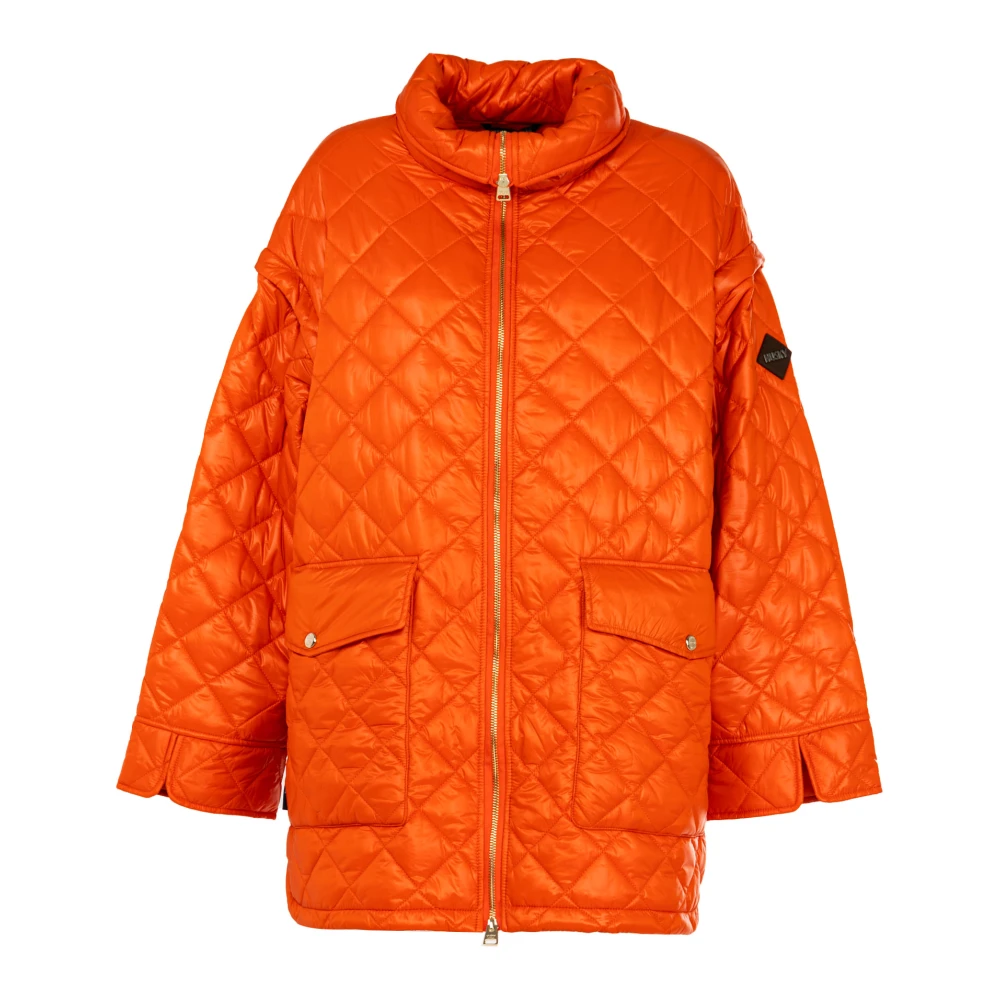 Husky Original Dames Pufferjas met Afneembare Zakken Orange Dames