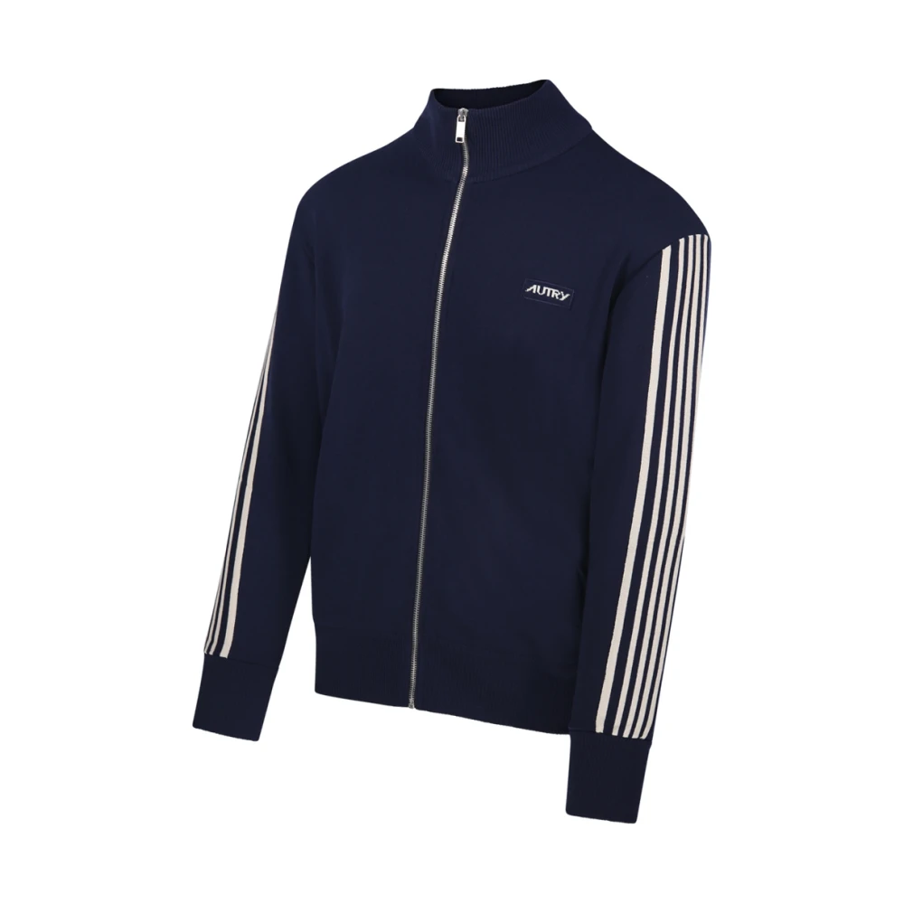 Autry Blauwe Denim Jack voor Mannen Blue Heren