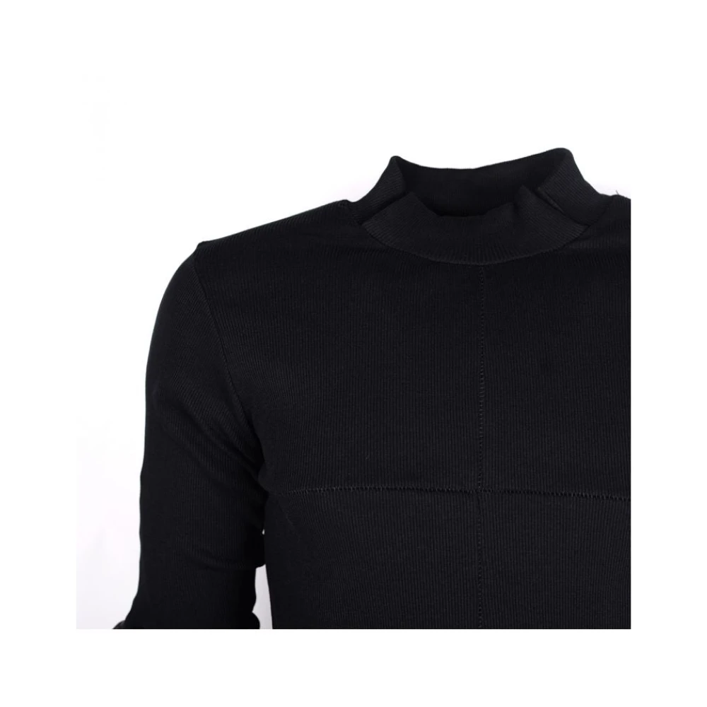 La Haine Inside Us Gestructureerde Gestreepte Longsleeve Black Heren