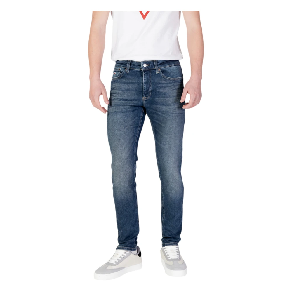 Tommy Jeans Blå Stretch Denim Jeans Blue, Herr