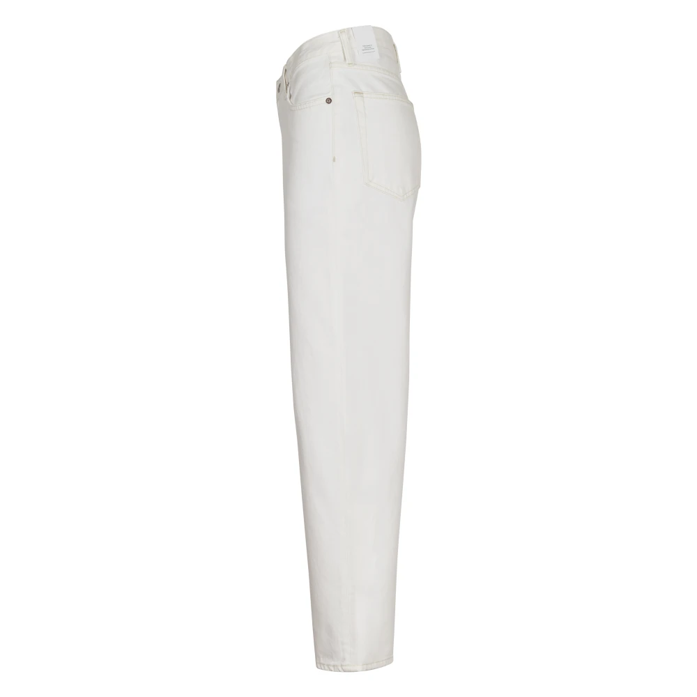 Agolde Baggy V-Taille Jeans White Dames