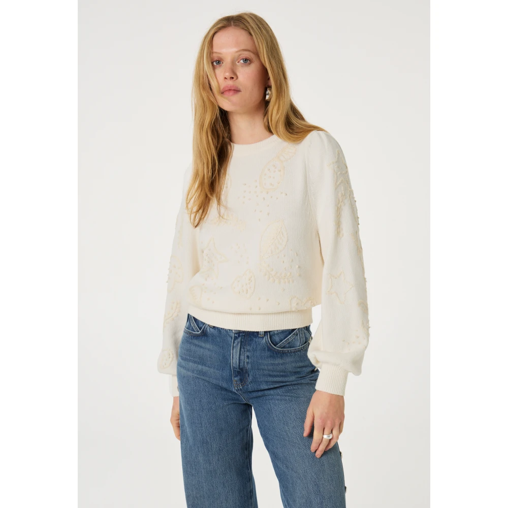 Fabienne Chapot Edo Pullover White Dames