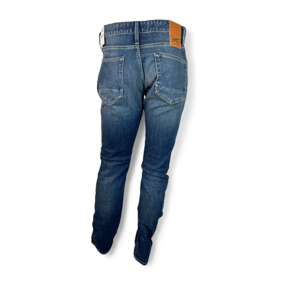Denham Ridge AWD Straight Fit Jeans Blue Heren