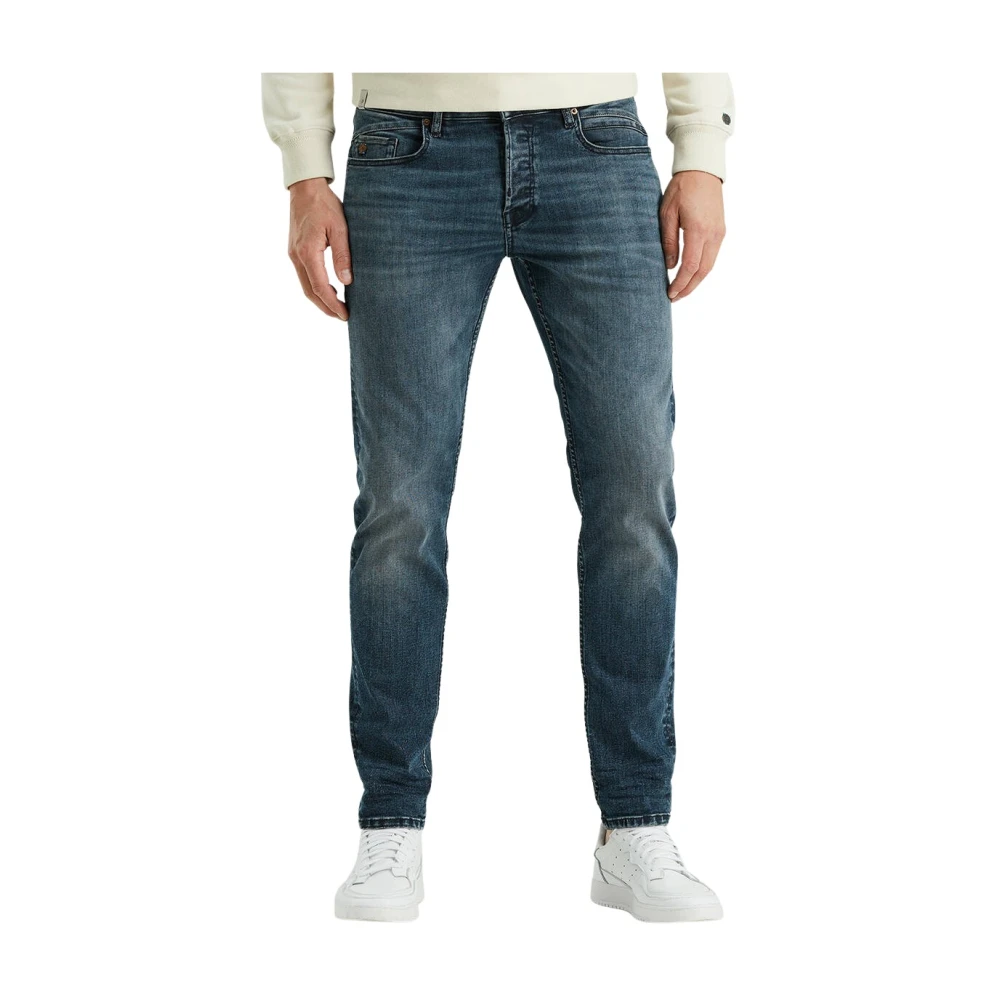 Cast Iron tapered fit jeans Shiftback strong blue overdye