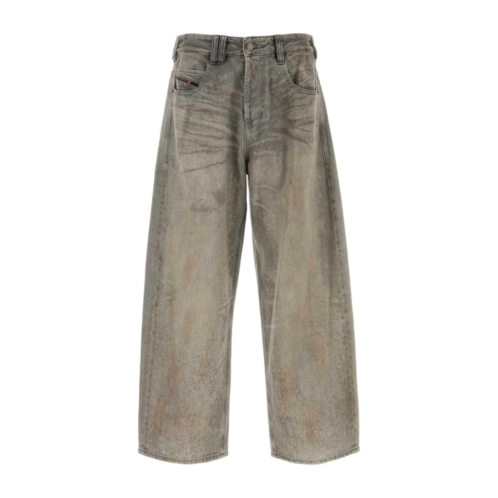 Diesel Men's Gray 1997 D-Enim Jeans - Wide Jeans - W31 - Jeans
