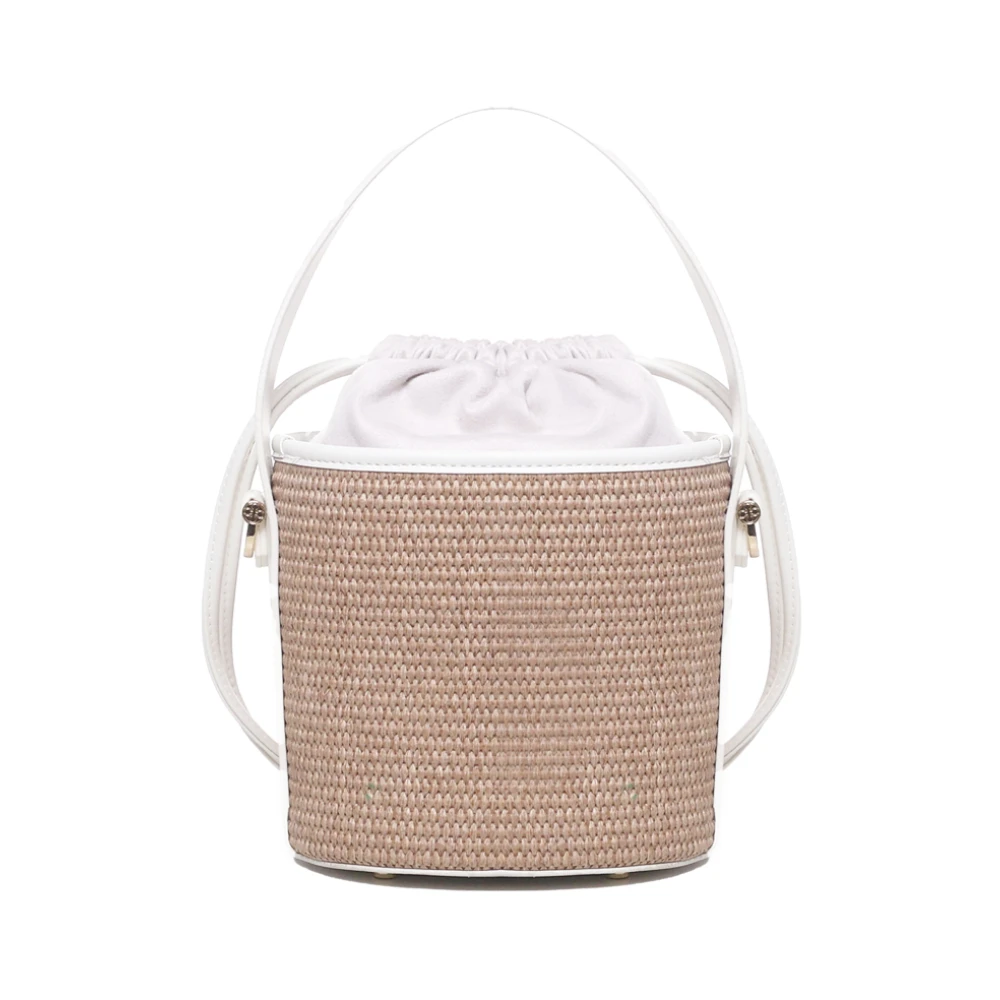 V73 Natuur Witte Bucket Tas met Appelafval Multicolor Dames
