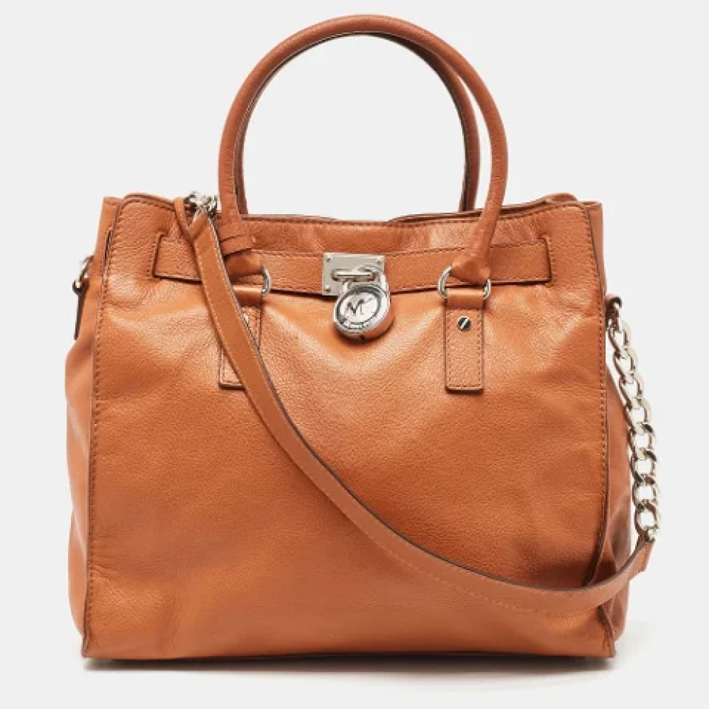 Michael Kors Pre-owned Leather totes Brown Dames