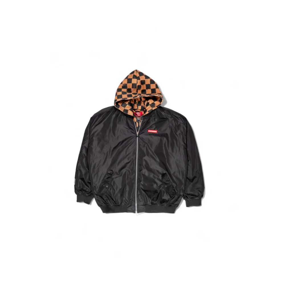 Sprayground Stijlvolle jassen voor mannen en vrouwen Black Heren