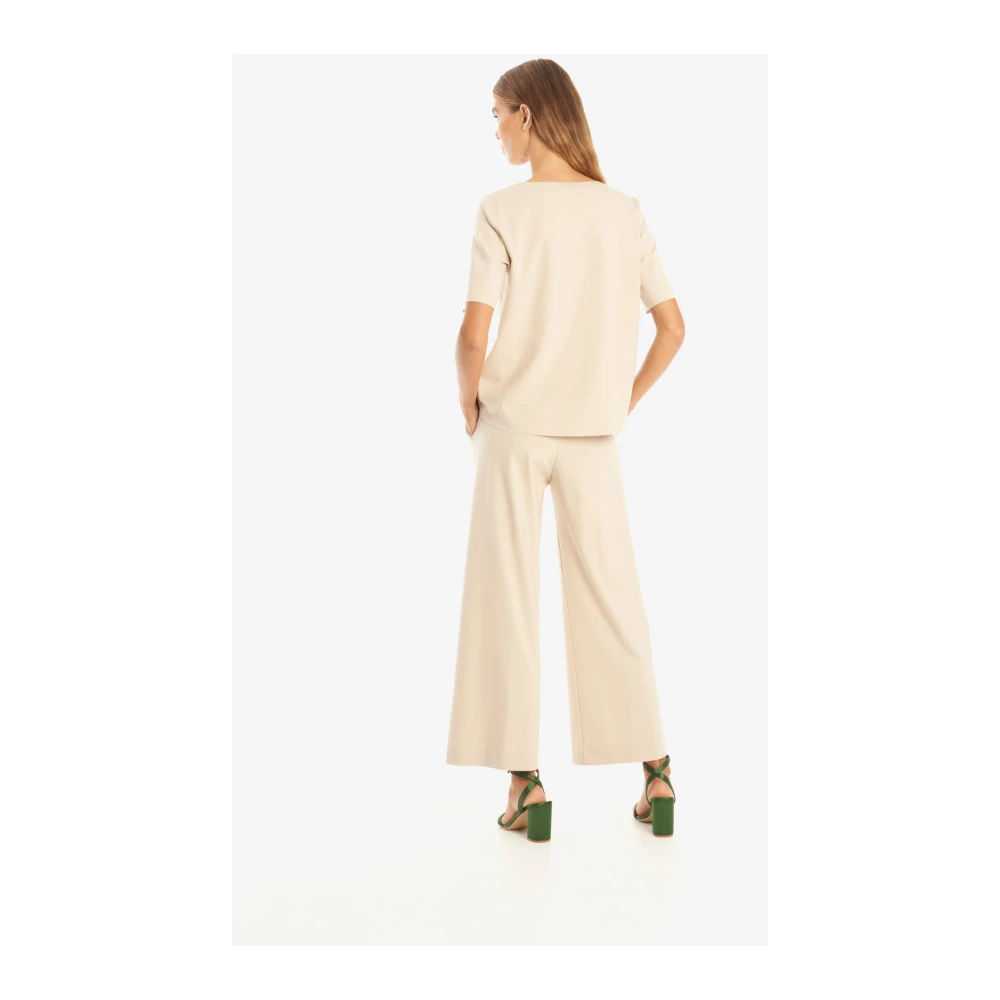 Vicario Cinque Trousers Beige Dames