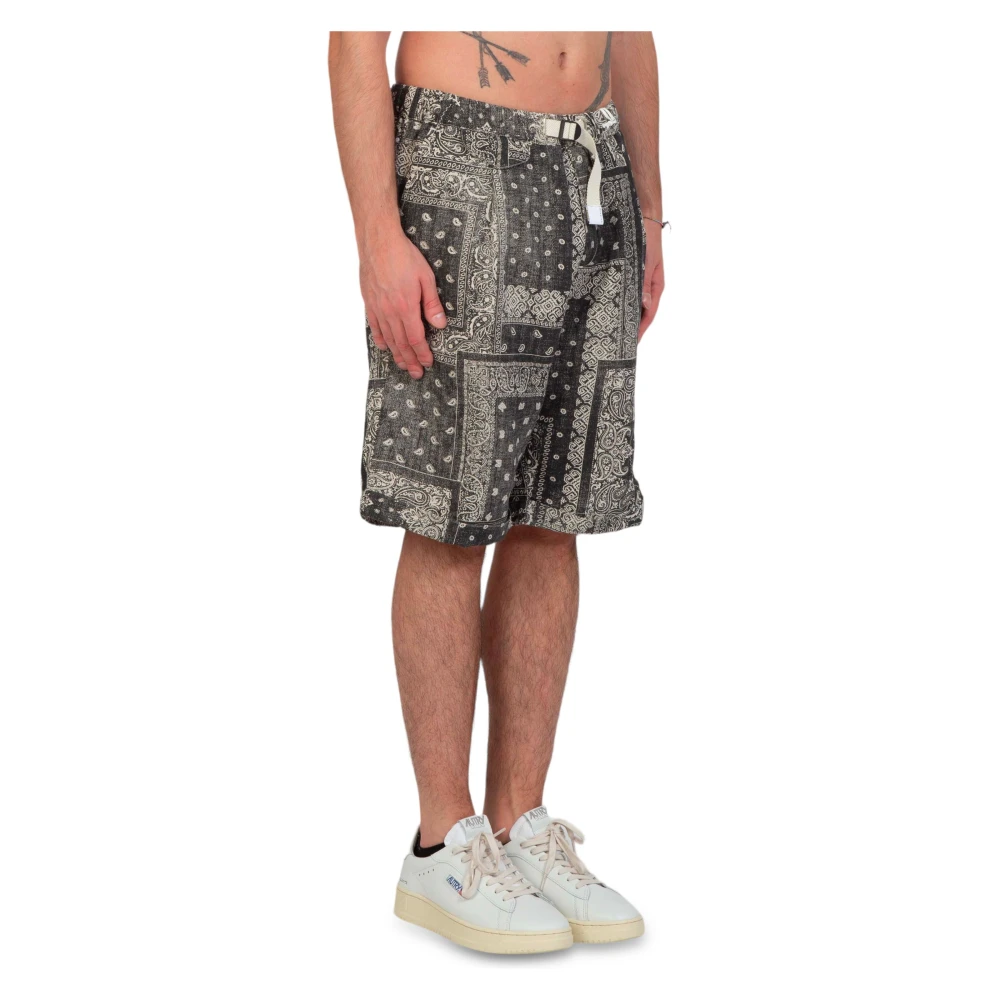 White Sand Bandanna Linnen Shorts in 199 Multicolor Heren