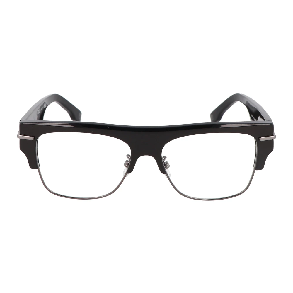 Fendi Vierkante acetaat brilmontuur model Black Unisex