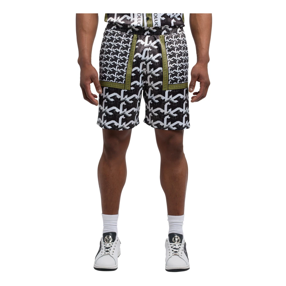 carlo colucci Border Print Shorts Multicolor Heren