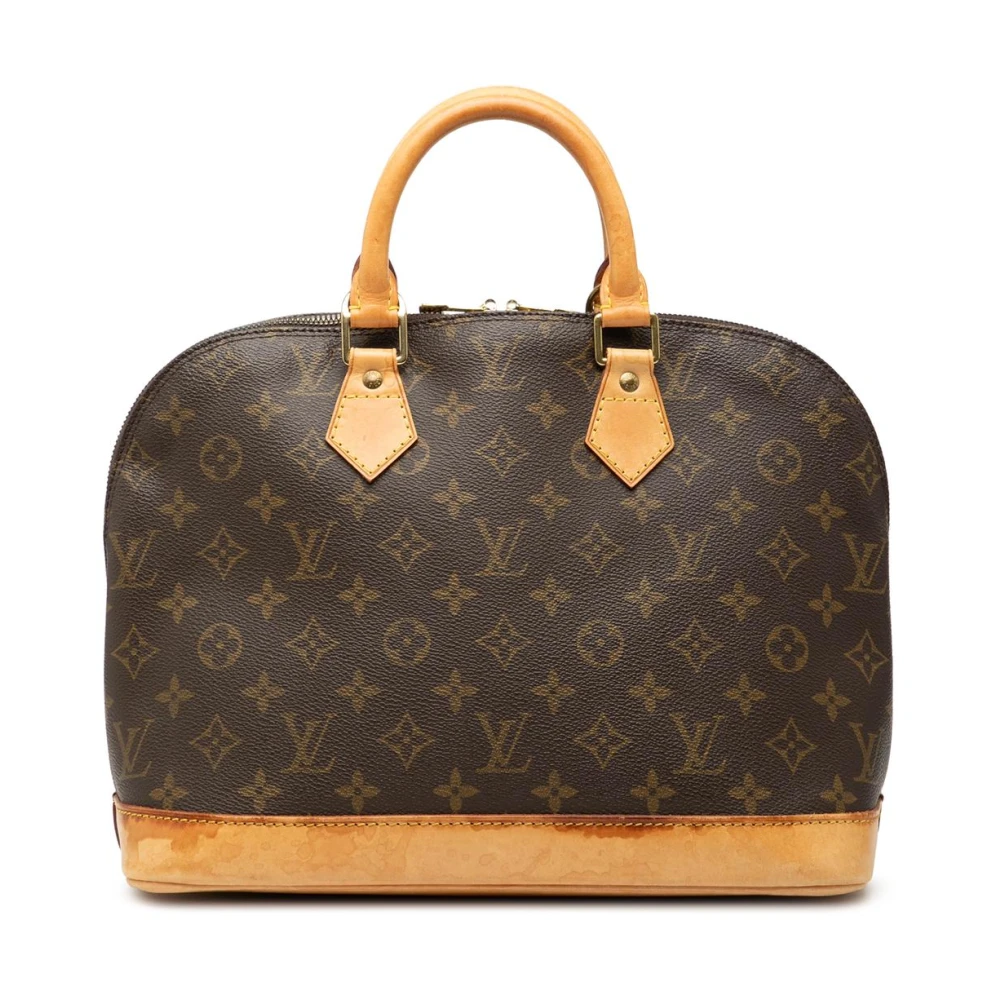 Louis Vuitton Vintage Women's Brown Pre-Owned Dome Satchel