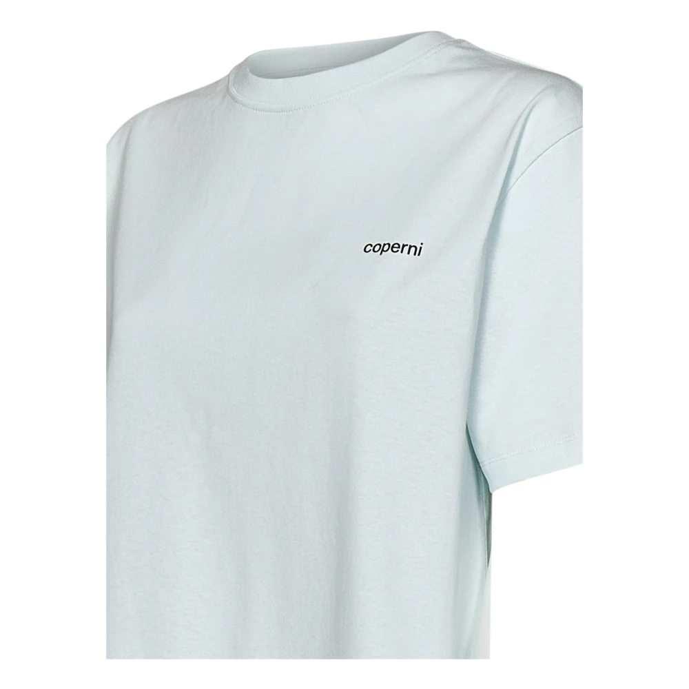 Coperni Groene Logo Print T-shirts en Polo's Green Heren