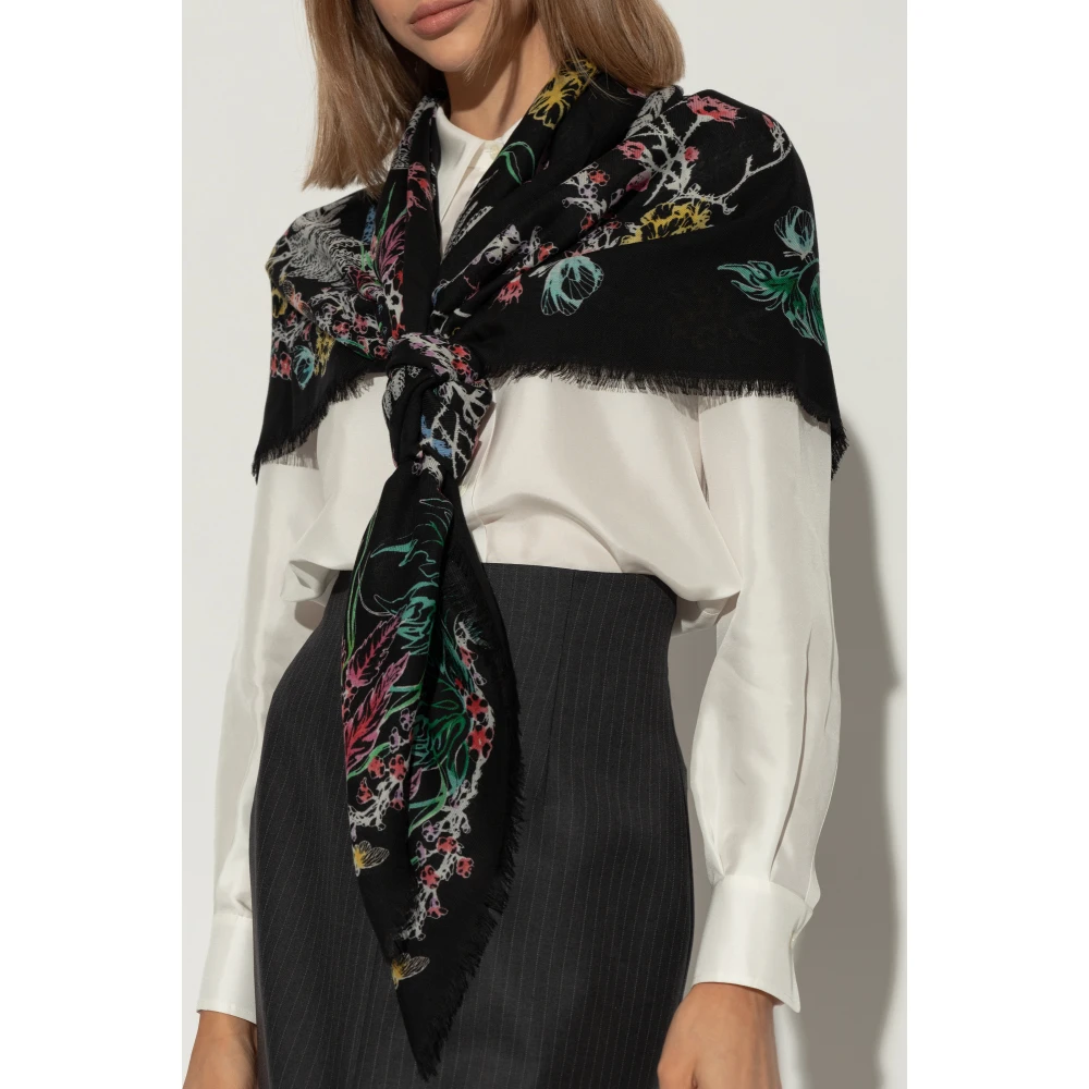 alexander mcqueen Sjaal met decoratieve print Multicolor Dames