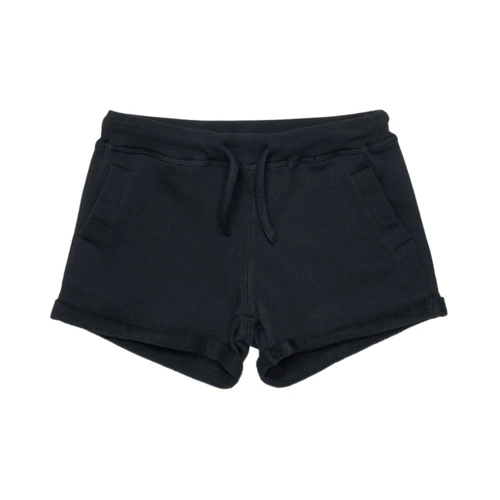 Dsquared2 Unisex Kids Black Shorts, 14 Y, Short Trousers