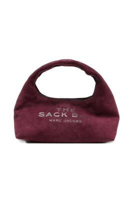 burgundy-suede-mini-sack-tote-bag