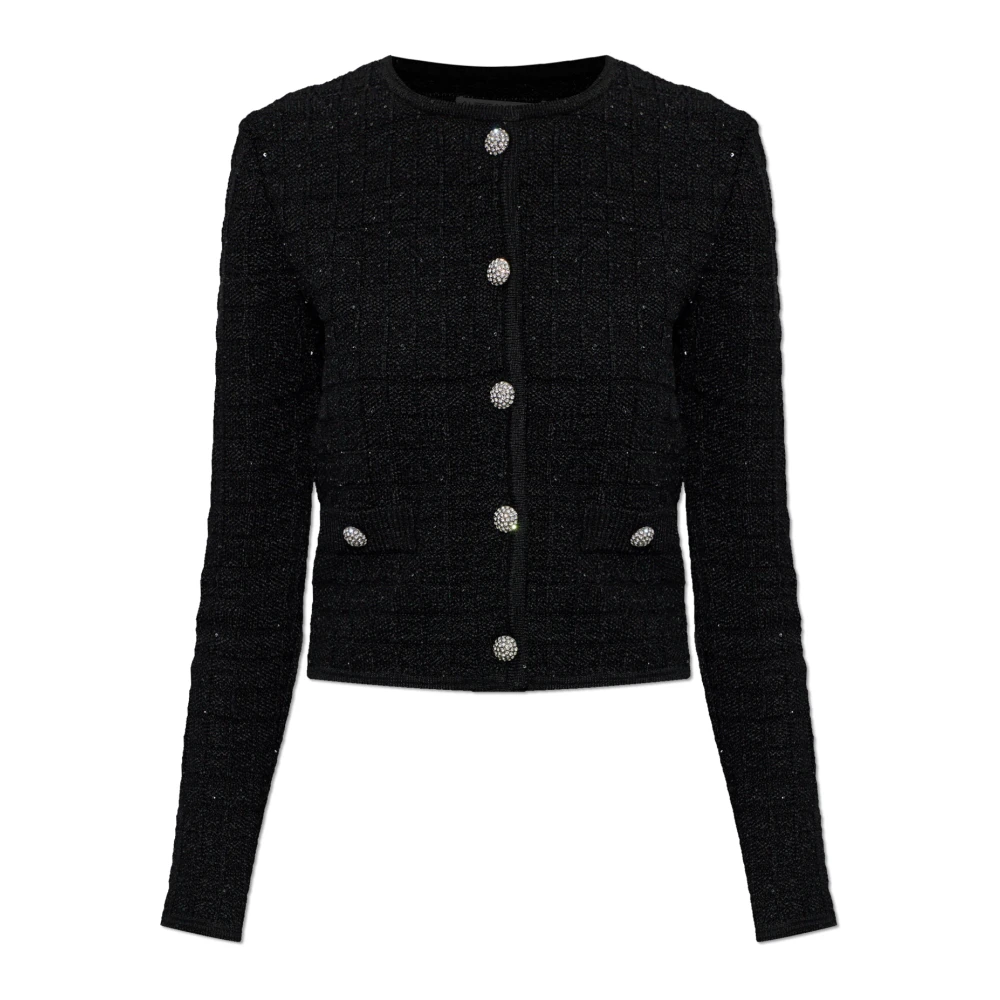 Alessandra Rich Women's Black Sequin Knit Cardigan - Cardigans - S - Knitwear
