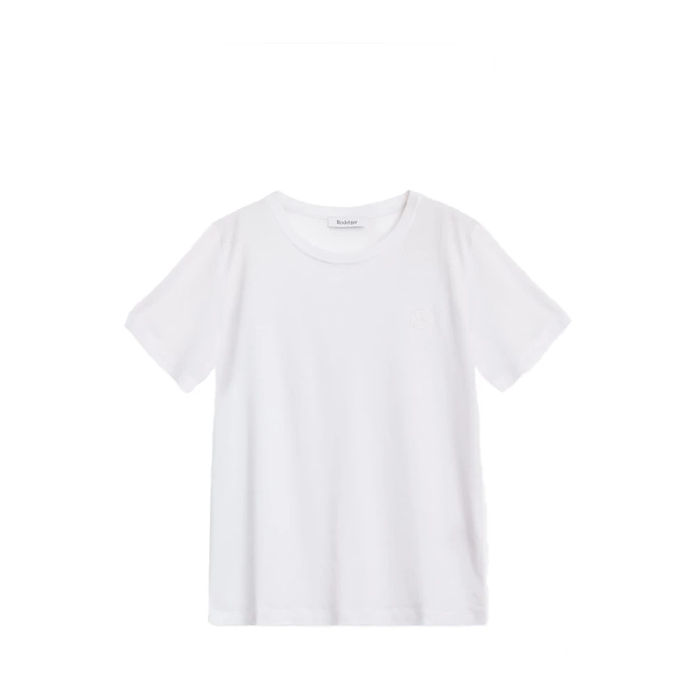 Rodebjer Wit Logo T-Shirt White Dames