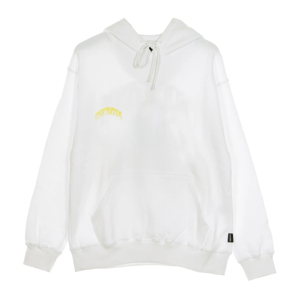 Propaganda Marmer Hoodie Wit White Heren