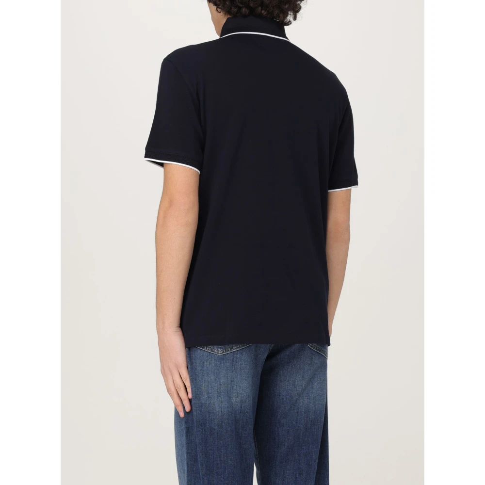Emporio Armani Blauwe T-shirts en Polos Blue Heren
