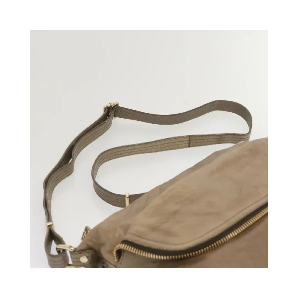 Fendi Vintage Pre-owned Leather fendi-bags Gray Dames