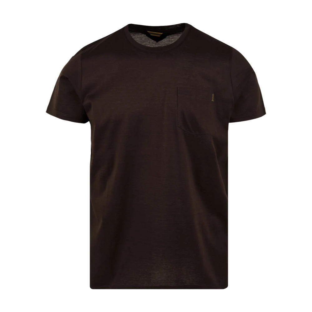 Moorer - Tops > T-Shirts - Brown - Moorer - Modalova