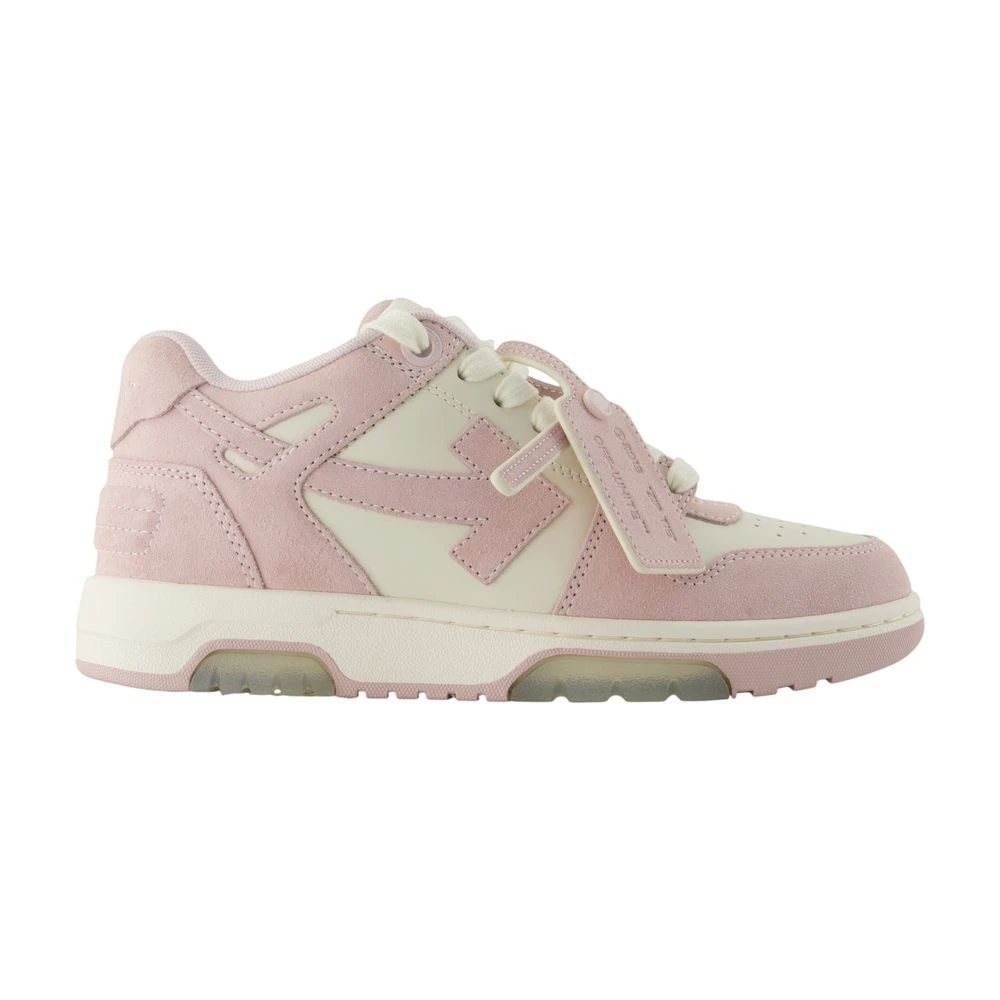 Off White Women's Pink Sneakers, 6 Uk, Out Of Office Trainers