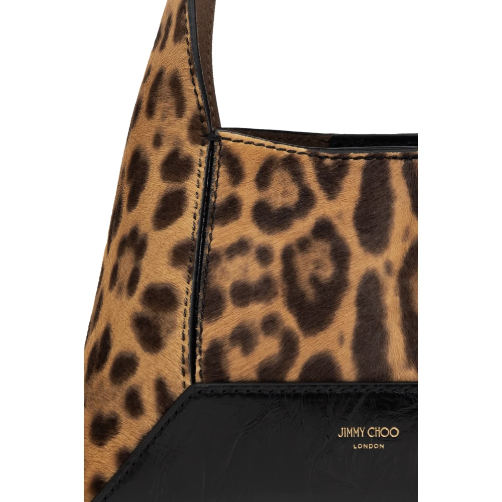Jimmy Choo Schoudertas Diamond Klein Beige Dames
