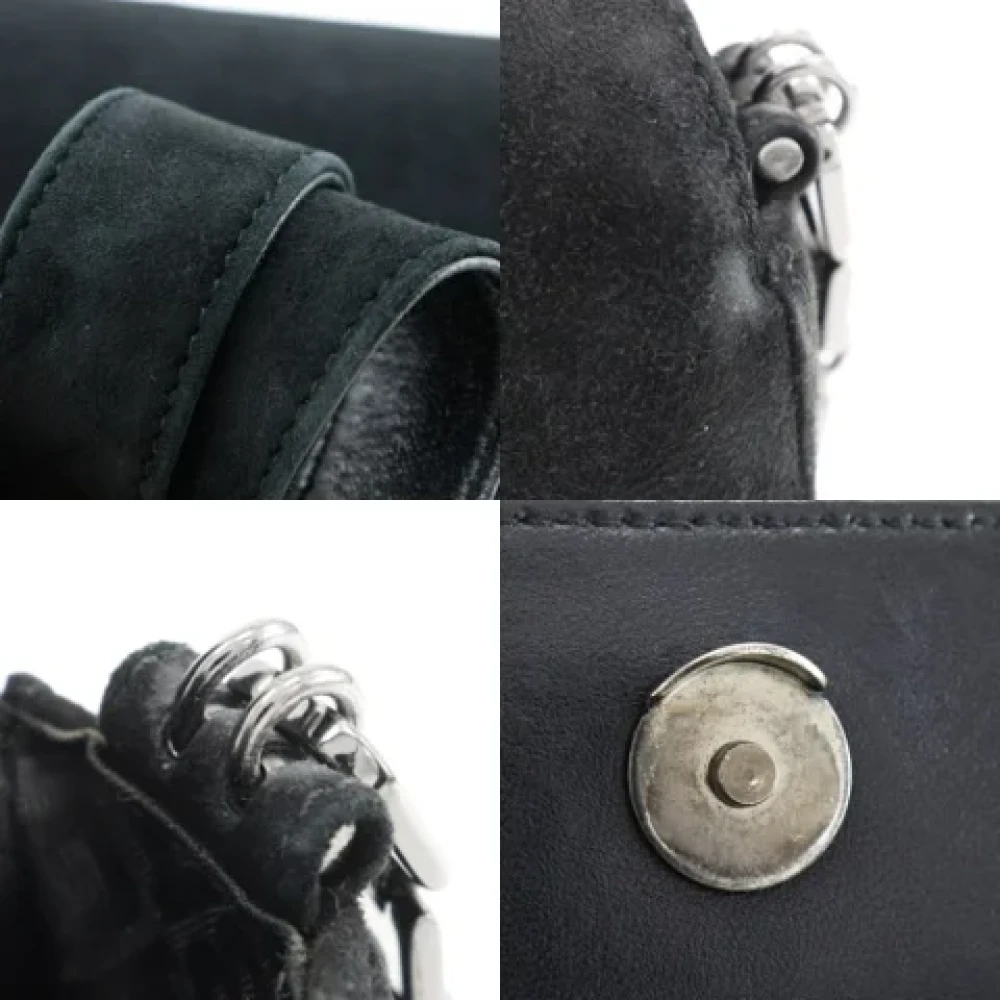 Bally Pre-owned Fabric shoulder-bags Black Dames