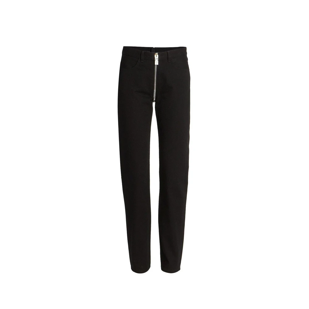 Givenchy Denim Moto Zip Jeans Black Dames