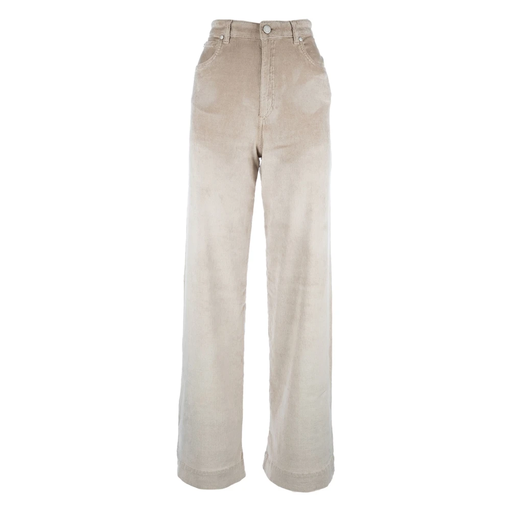 Cruna Elegante Roze Broek Beige Dames