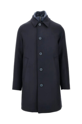 blue-single-breasted-coat-with-detachable-bib